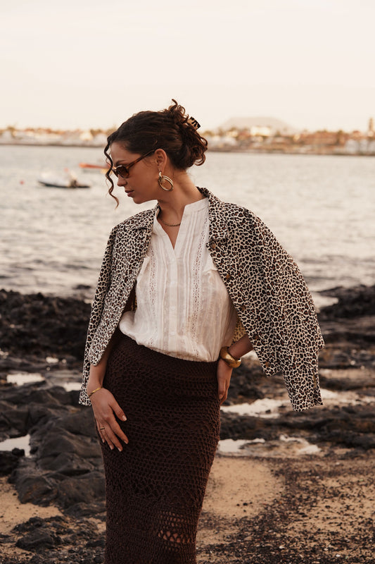 Veste Femme Savane Léopard
