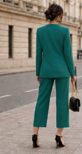 Pantalon Culotte Taille Haute