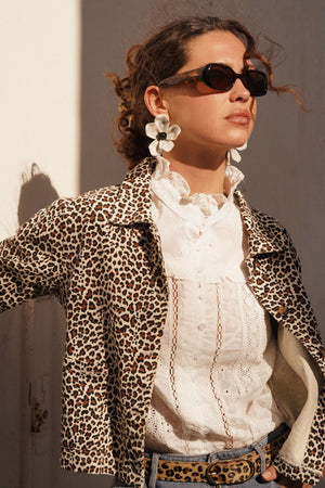 Veste Femme Savane Léopard