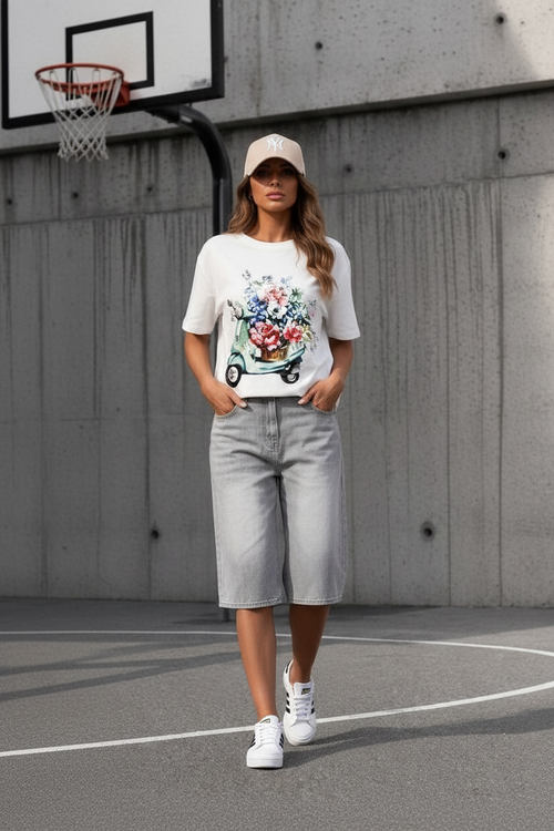Bermuda Denim Oversize ASK