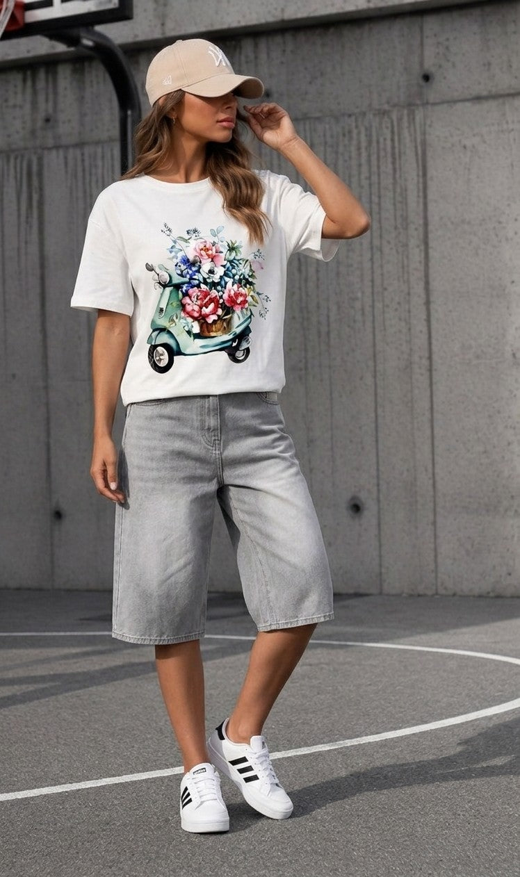 Bermuda Denim Oversize ASK