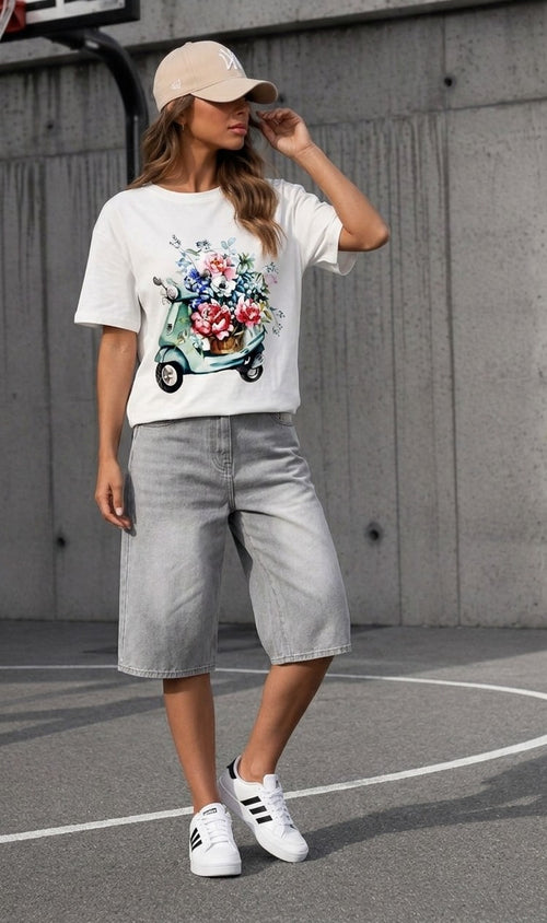Bermuda Denim Oversize ASK