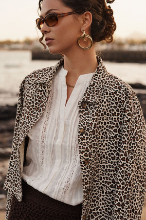 Veste Femme Savane Léopard