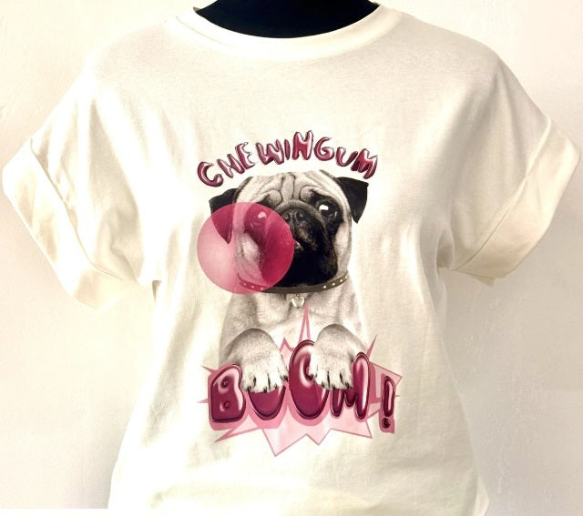 T-Shirt Bubble Dog Femme