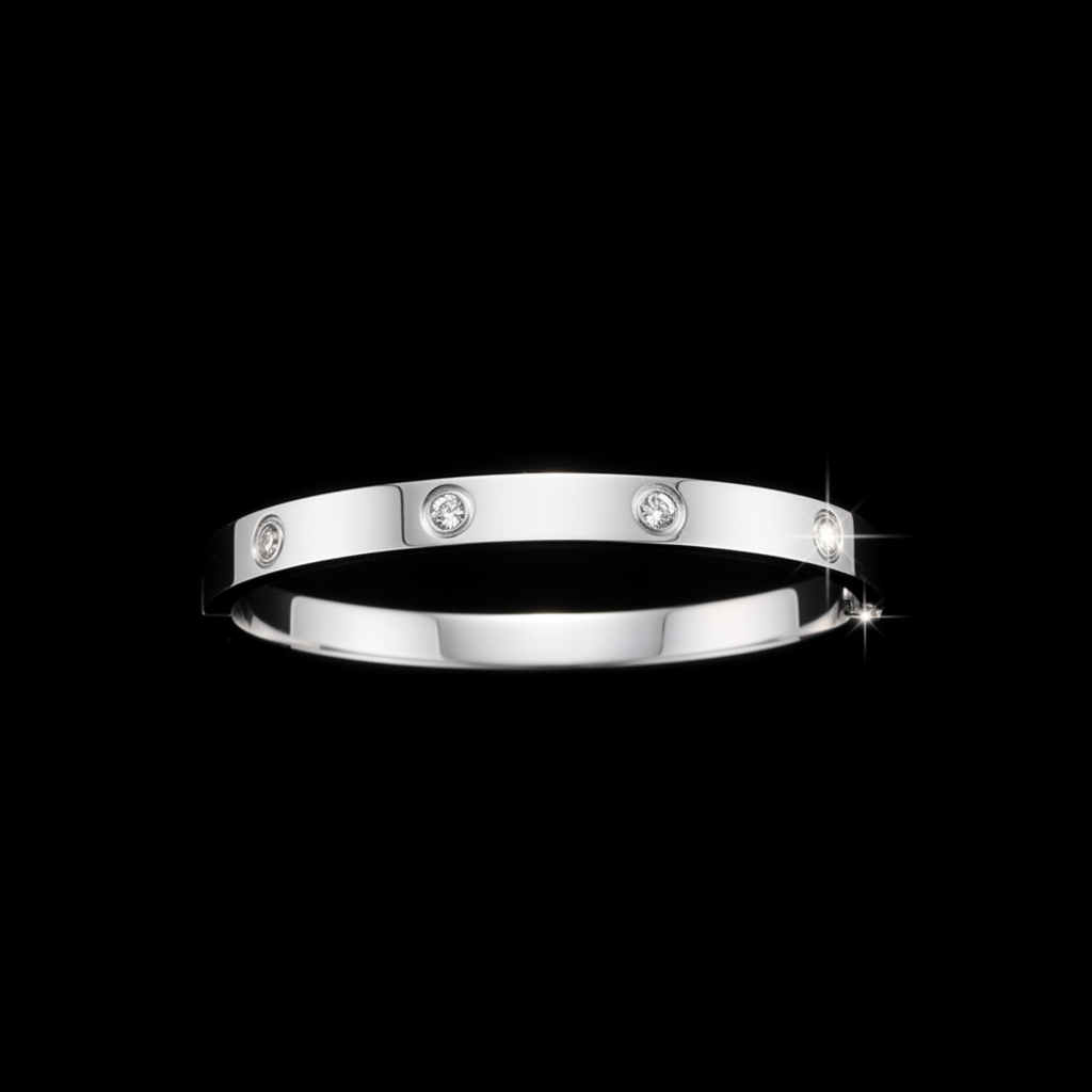Bracelet Jonc Éclat & Strass