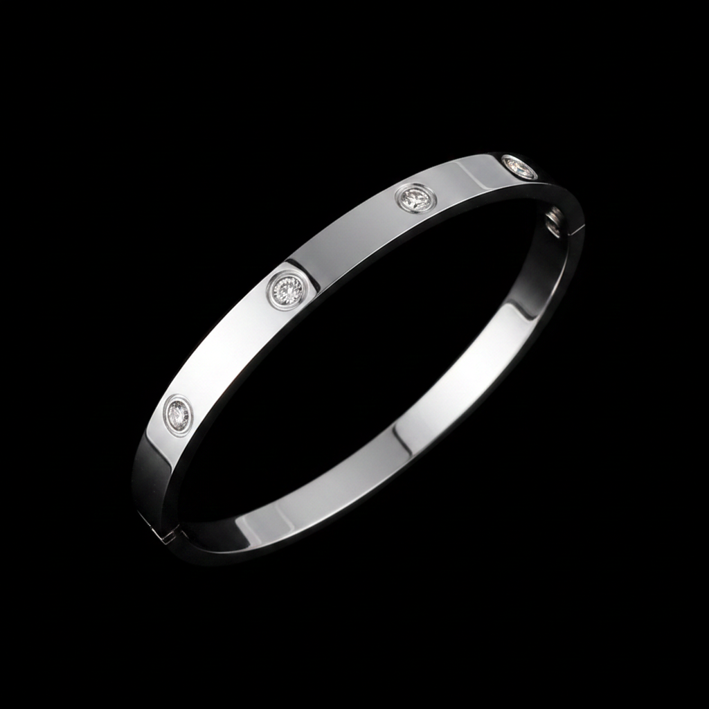 Bracelet Jonc Éclat & Strass