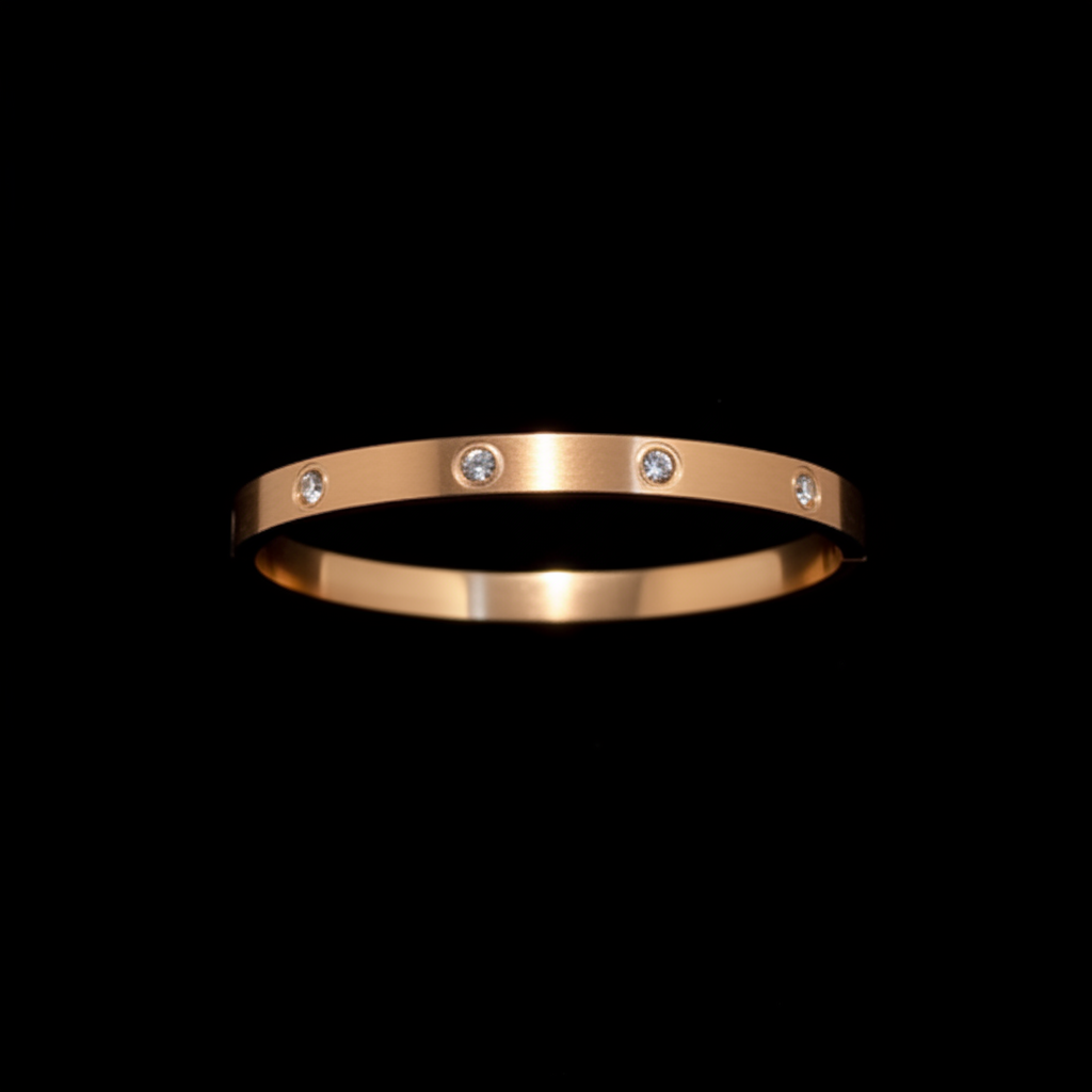 Bracelet Jonc Éclat & Strass
