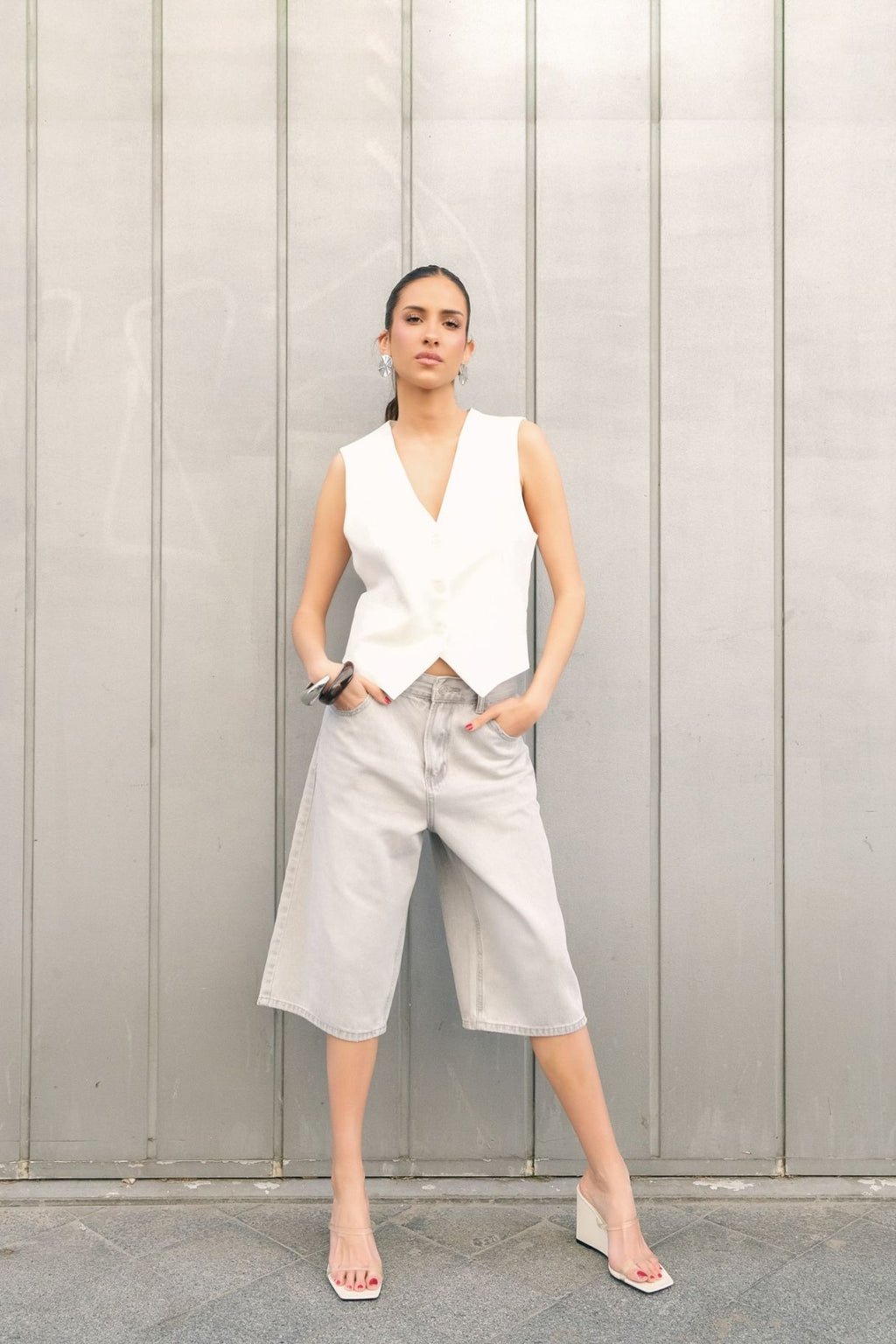 Bermuda Denim Oversize ASK