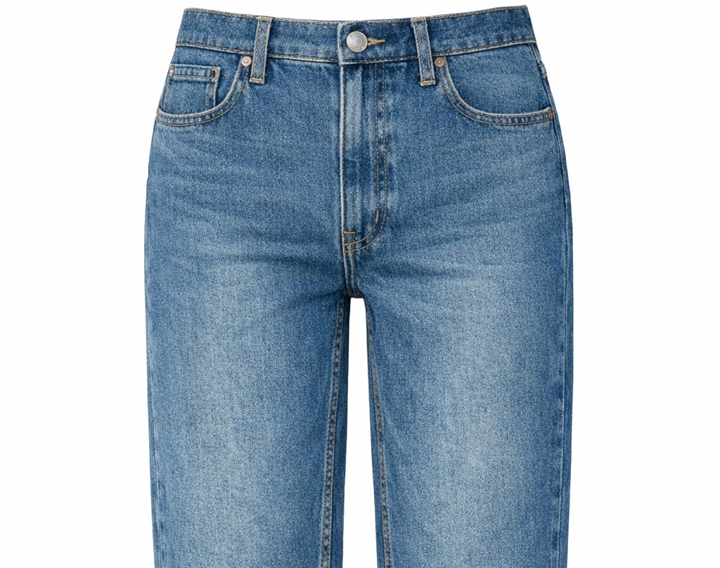 Jean Femme Denim Droit Brut Ligne Urbaine