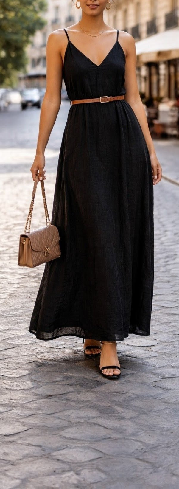 Robe Longue Fluide Chic Intemporelle