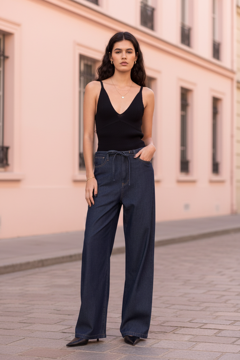 Jean Wide-Leg — Face
