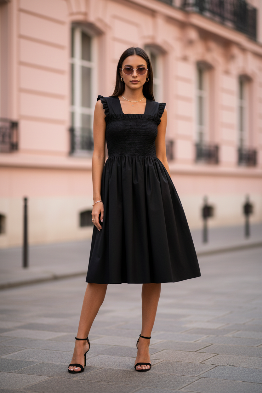 Robe Patineuse Évasée