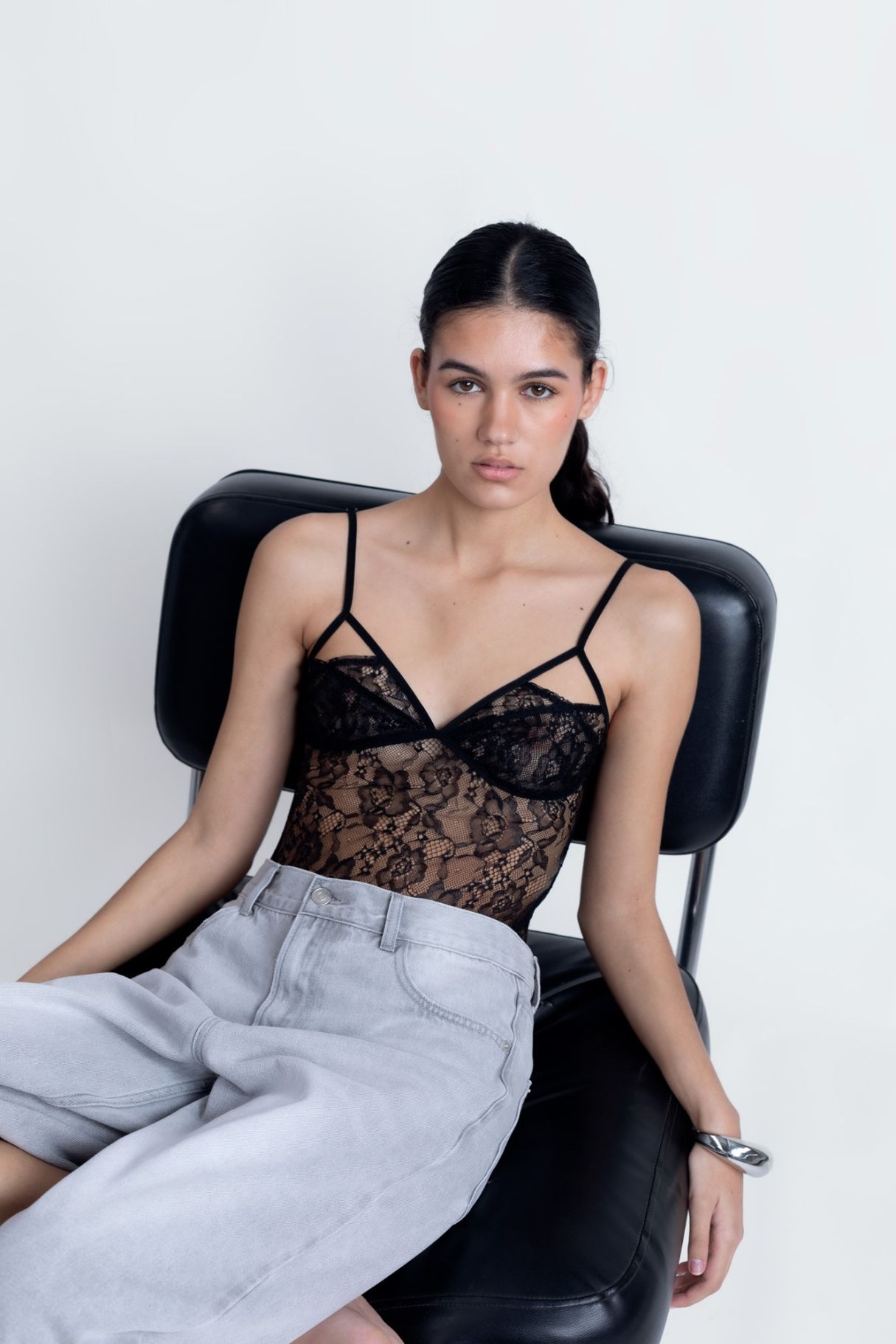 Body Femme Dentelle Noir Raffiné